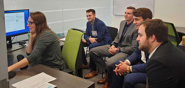 West Virginia University students visit Pandell's Houston offices