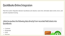 Read about QuickBooks integration in Jobutrax