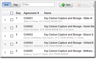 Zoomed in section of Pandell Project's interface which shows a pipeline project's stakeholders