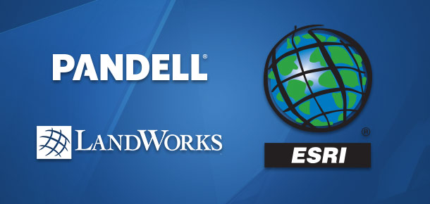 Pandell, LandWorks, and Esri Logos