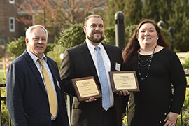 Pandell is awarded the Davis College Corporate Partner of the Year award