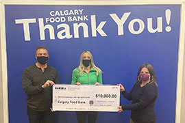 Pandell donates 20k to Calgary and Houston food banks